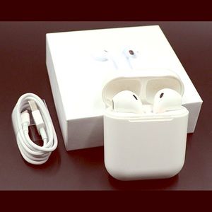 TWS wireless Bluetooth ear buds with charging box